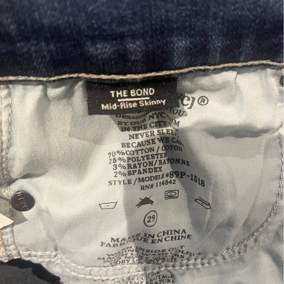 Women’s Blank NYC distressed mid rise skinny jeans - Picture 7 of 8